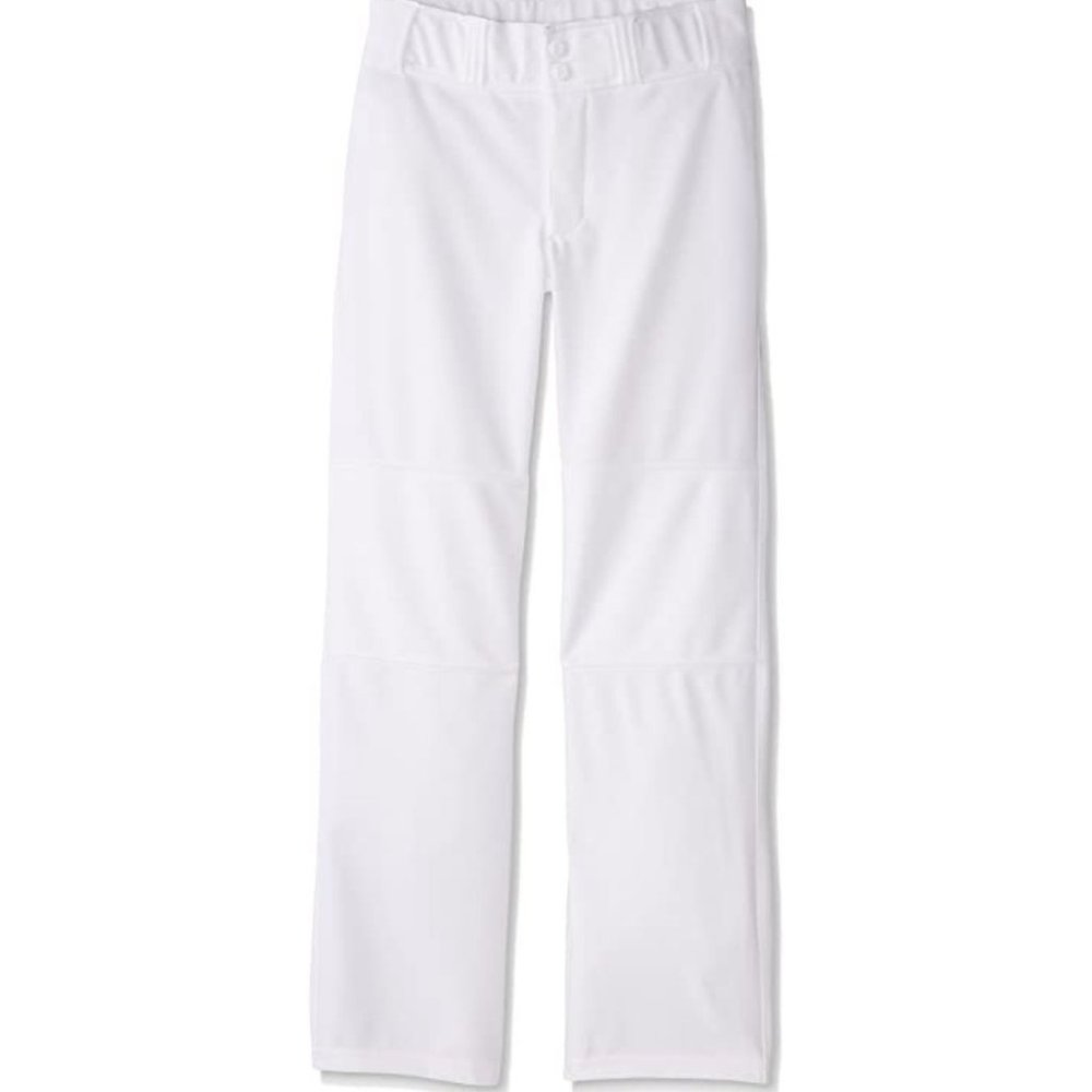 Under Armour Boy's Leadoff Baseball Pant White/Black Size Youth Small